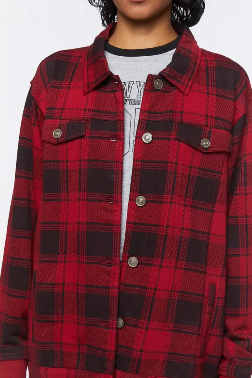 Plaid Trucker Jacket