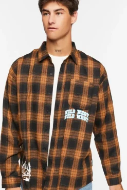 Plaid Wild West Graphic Shirt