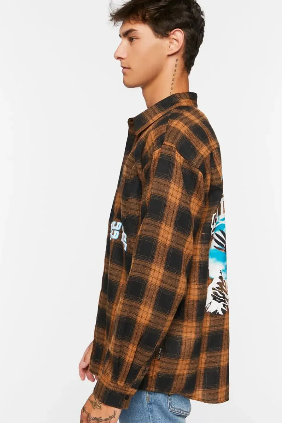 Plaid Wild West Graphic Shirt