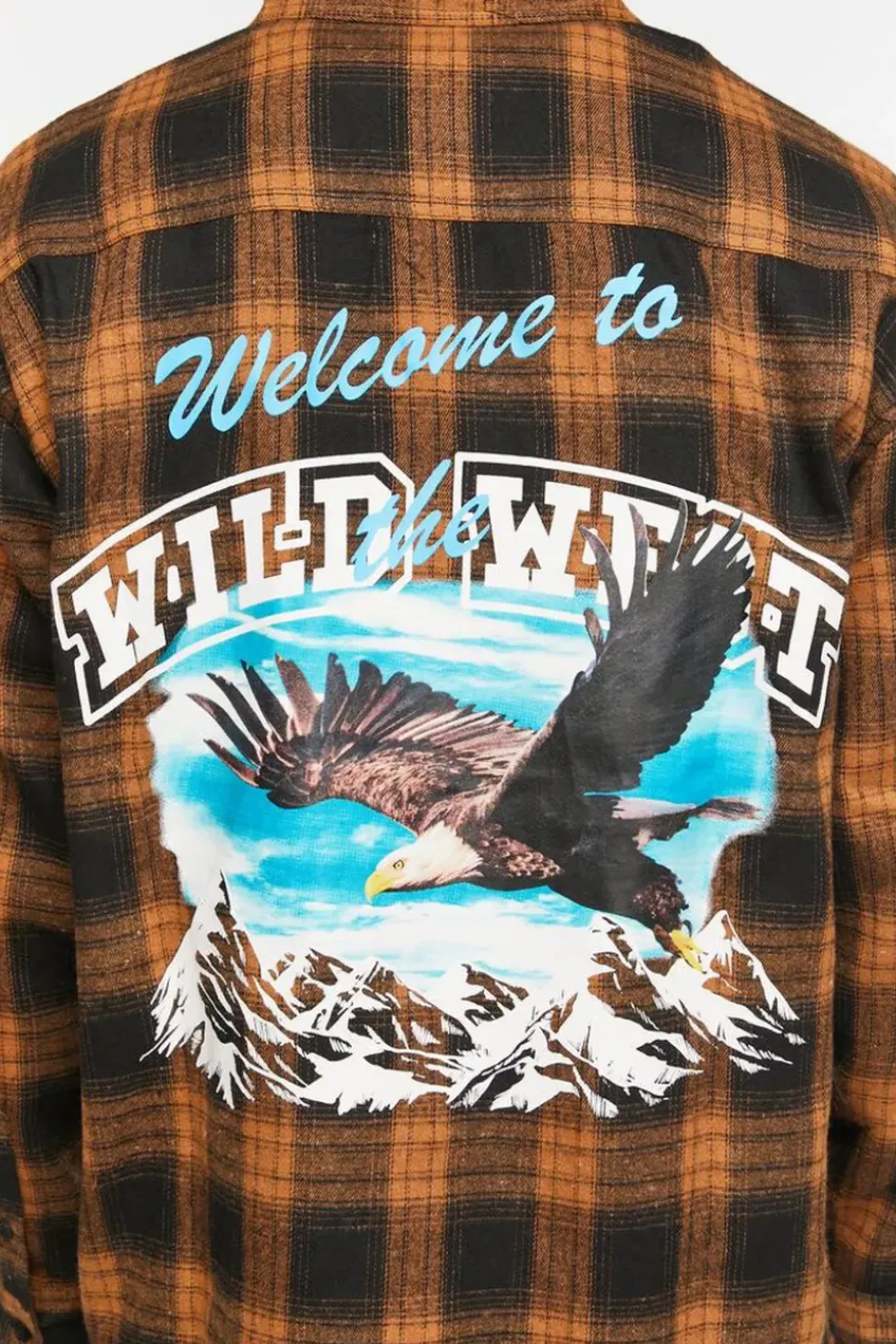 Plaid Wild West Graphic Shirt