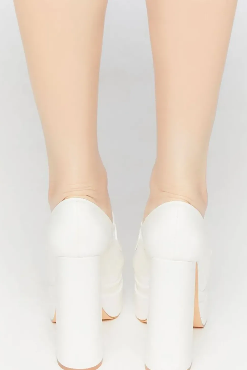 Platform Penny Loafer Pumps
