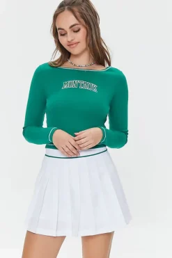 Pleated Mini Skirt