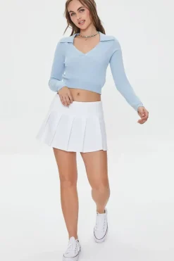 Pleated Mini Skirt