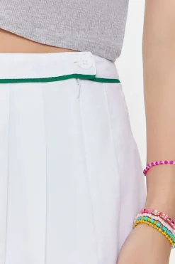 Pleated Mini Skirt