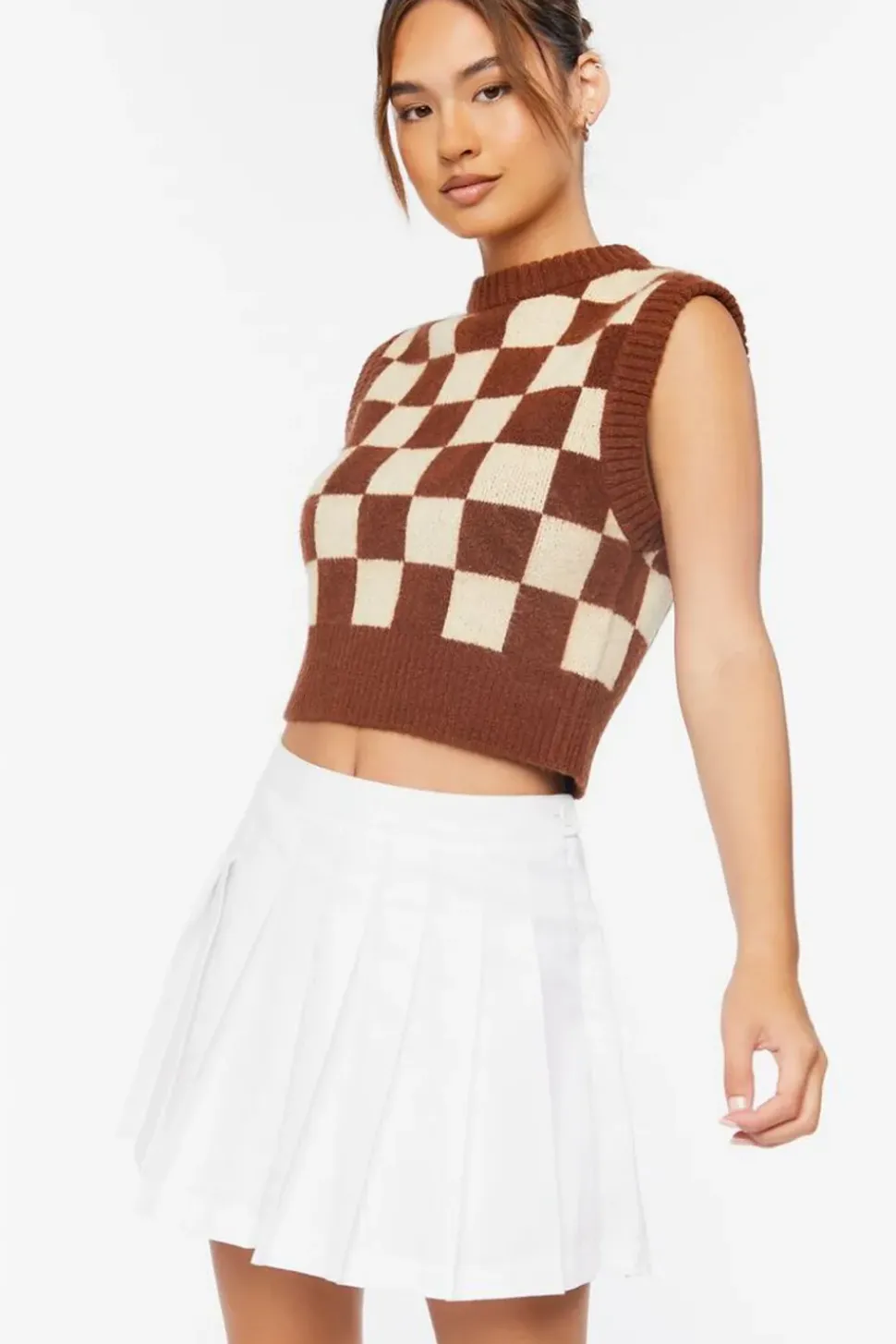 Pleated Mini Skirt
