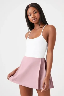 Pleated Mini Skort