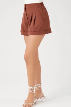 Pleated Trouser Shorts