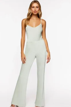 Pleated Velvet Cami Bodysuit