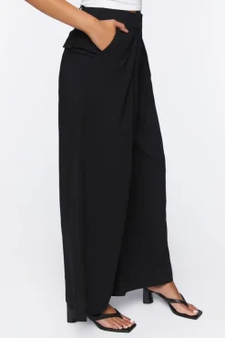 Pleated Wide-Leg Pants