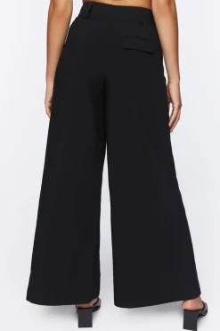 Pleated Wide-Leg Pants