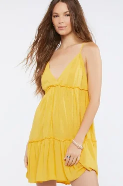 Plunging Cami Mini Dress