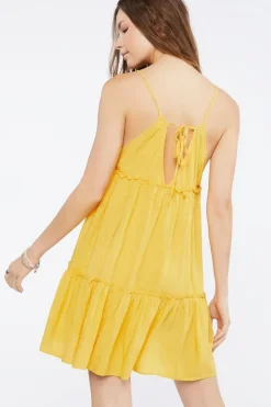 Plunging Cami Mini Dress