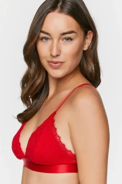 Plunging Lace Bralette