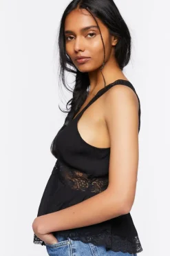 Plunging Lace Top