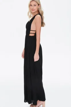 Plunging Maxi Dress