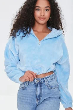 Plush Half-Zip Jacket