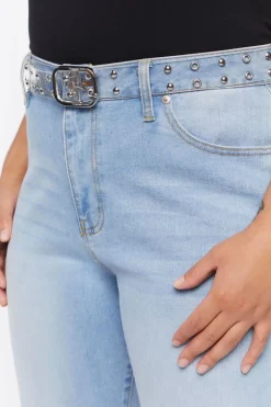 Plus Size Transparent Vinyl Belt