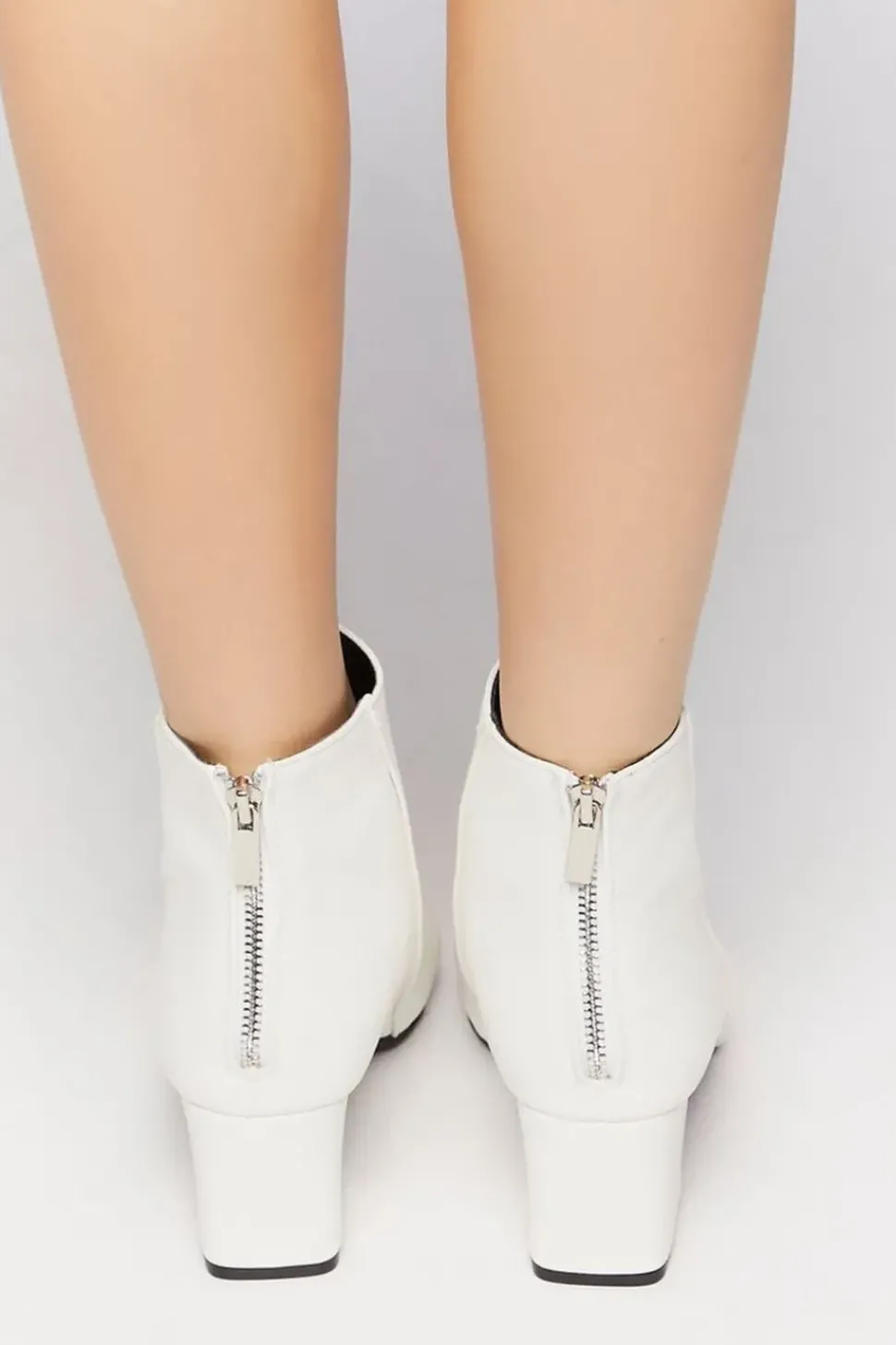 Pointed Toe Block Heel Booties