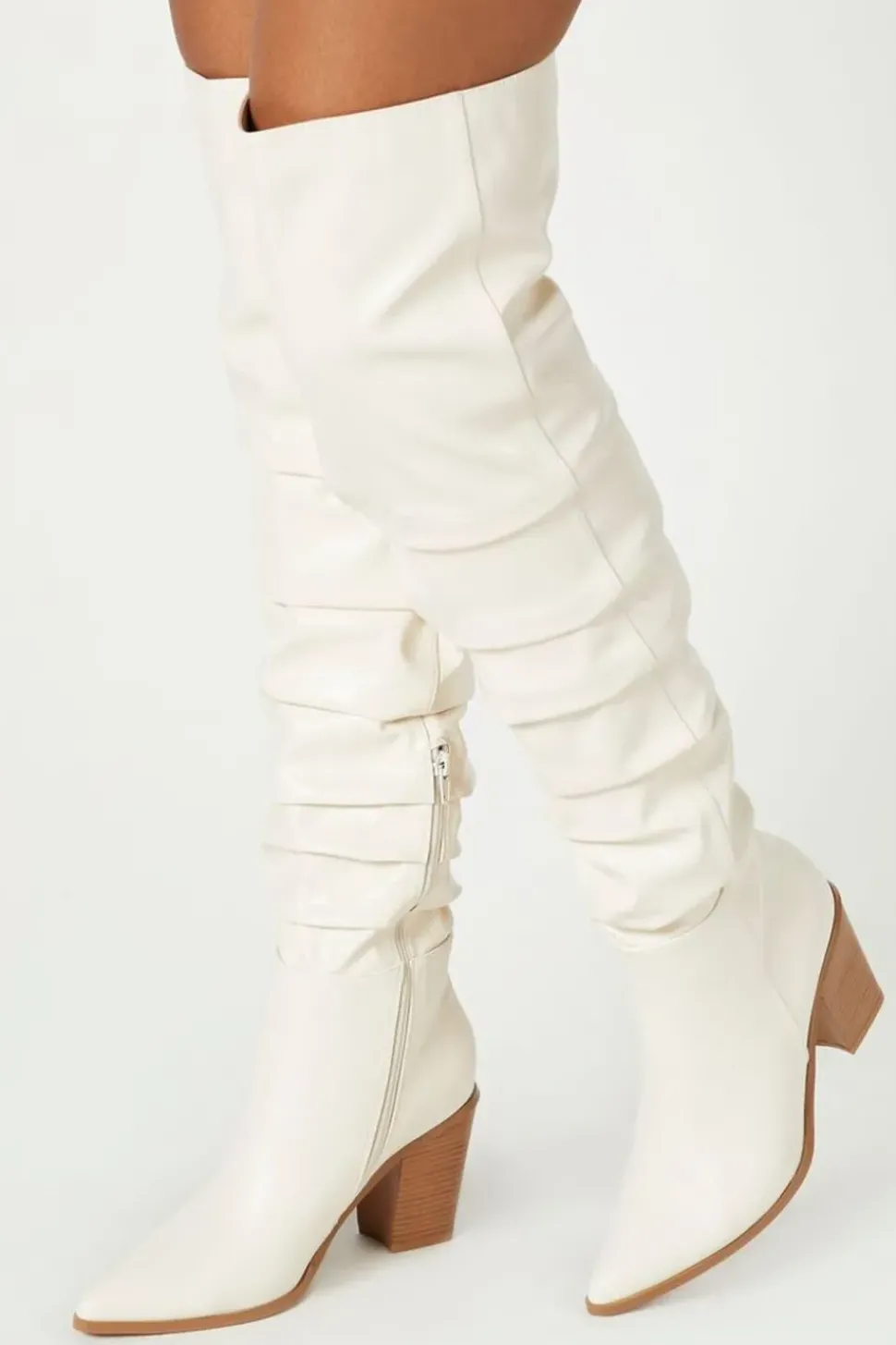 Pointed Toe Knee-High Boots