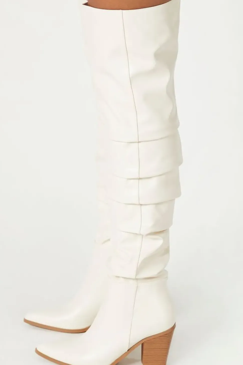 Pointed Toe Knee-High Boots