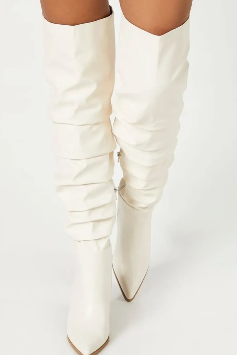 Pointed Toe Knee-High Boots