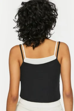 Pointelle Cropped Combo Cami