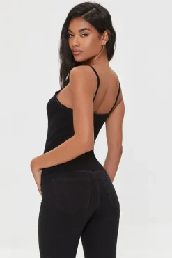 Pointelle Sweater-Knit Cami