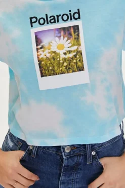 Polaroid Graphic Tie-Dye Tee