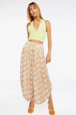 Polka Dot Print Palazzo Pants