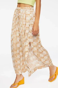 Polka Dot Print Palazzo Pants