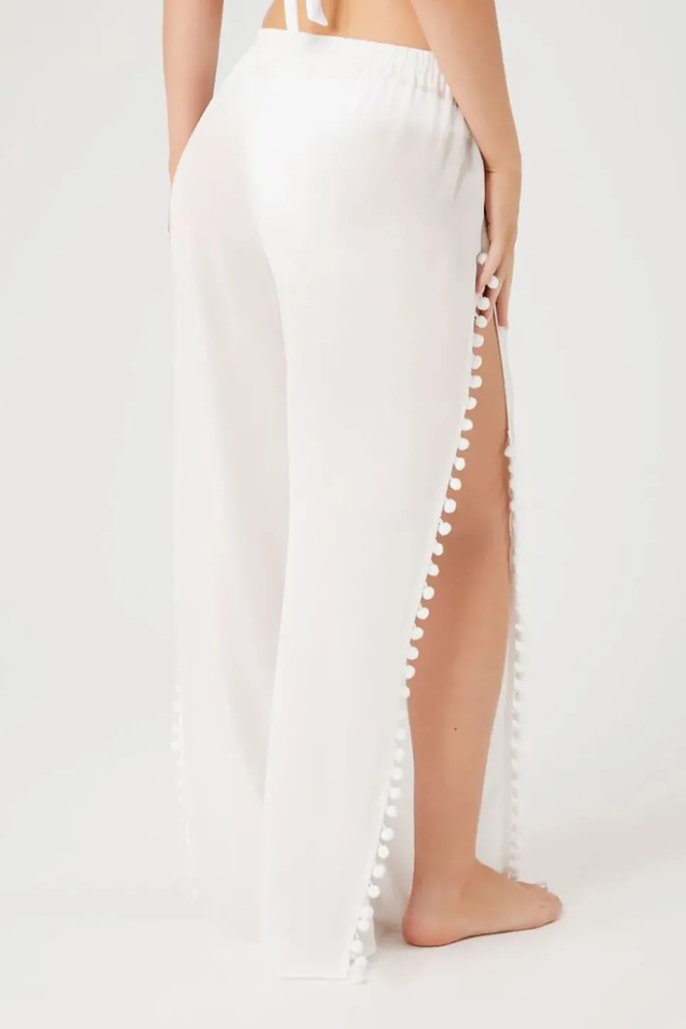 Pom Pom Swim Cover-Up Pants