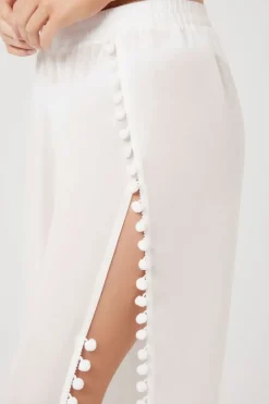 Pom Pom Swim Cover-Up Pants