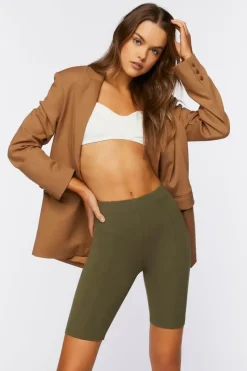 Ponte Knit Biker Shorts