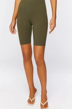 Ponte Knit Biker Shorts