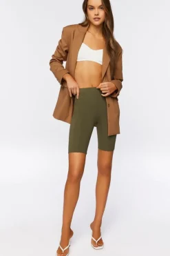Ponte Knit Biker Shorts