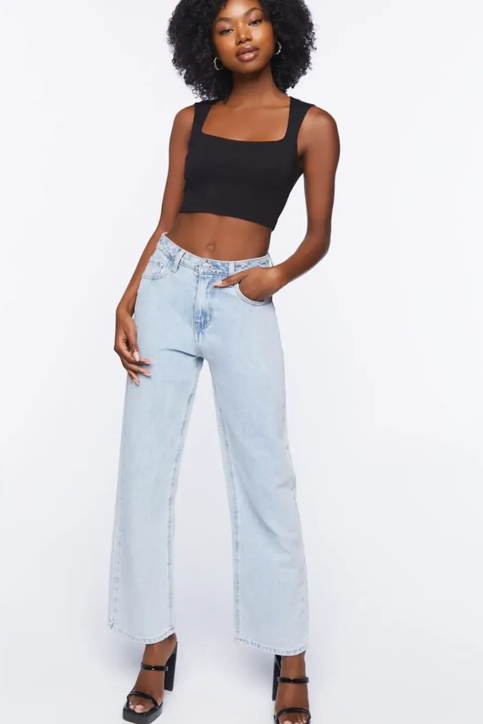 Ponte Knit Crop Top