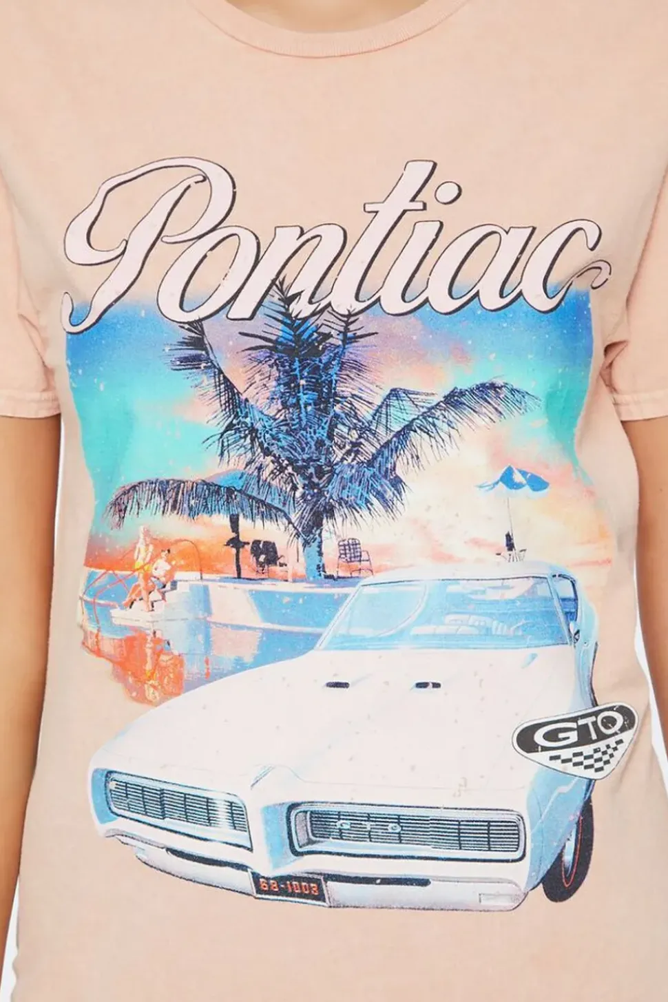 Pontiac Graphic Mineral Wash Tee