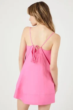 Poplin Cami Shift Mini Dress