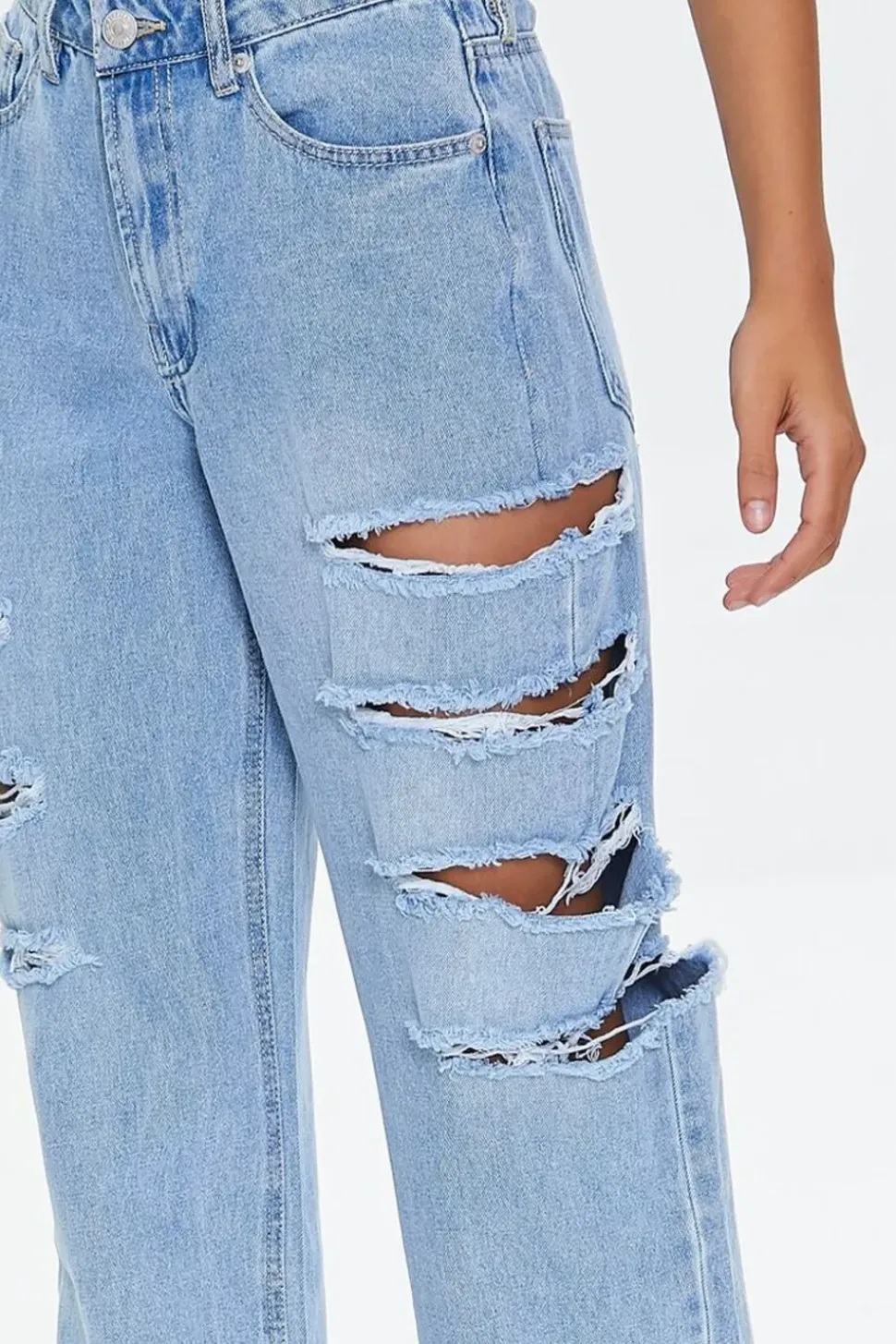 Premium Distressed 90S Fit Jeans
