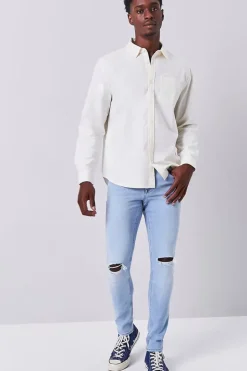 Premium Distressed Slim-Fit Jeans