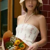 Premium Natural Straw Bucket Hat