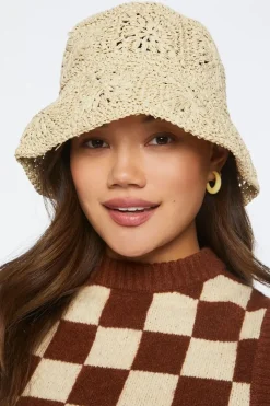 Premium Natural Straw Bucket Hat