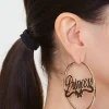 Princess Oversized Hoop Earrings