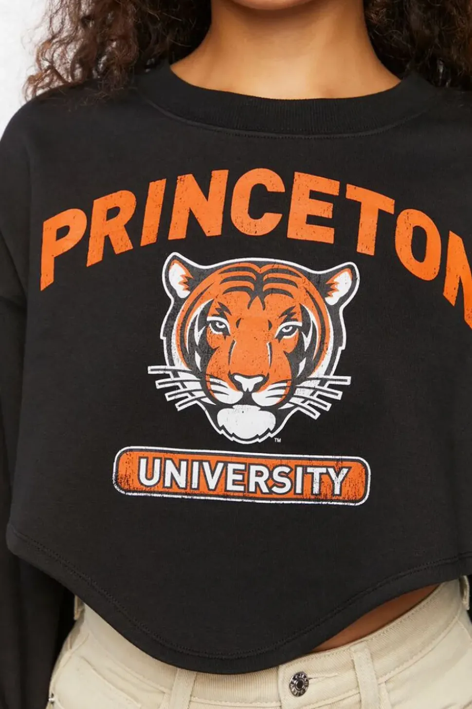 Princeton University Cropped Pullover