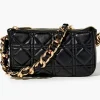 Quilted Baguette Shoulder Bag