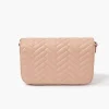 Quilted Chevron Crossbody Bag