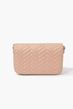 Quilted Chevron Crossbody Bag
