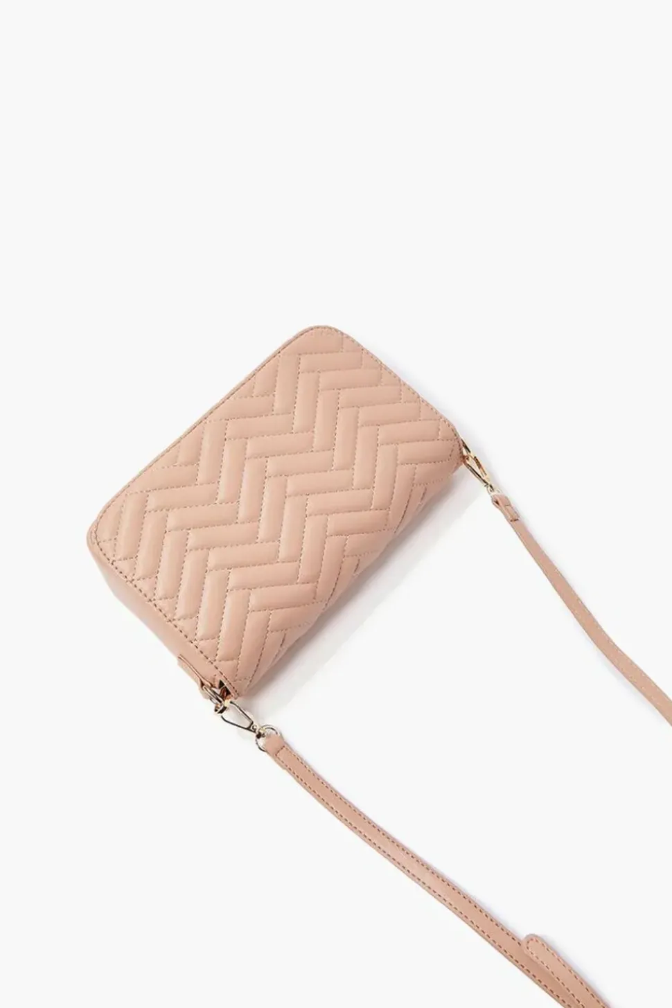 Quilted Chevron Crossbody Bag
