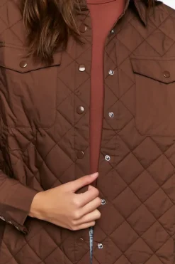 Quilted Dolphin-Hem Shacket