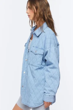 Quilted Dolphin-Hem Shacket